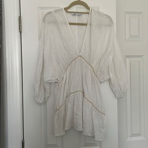 Zara linen tunic shirt